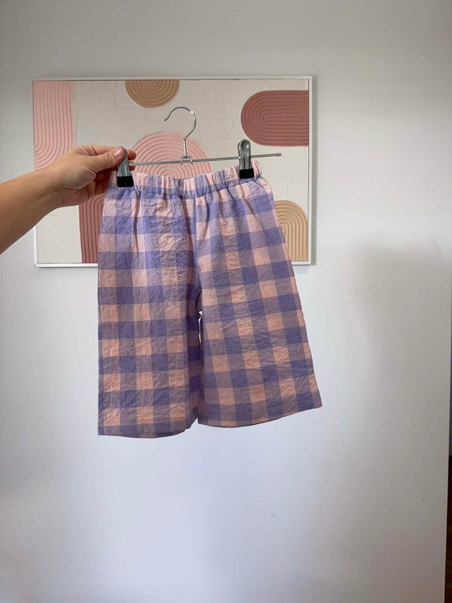 Gingham Pants - Size 12-18m