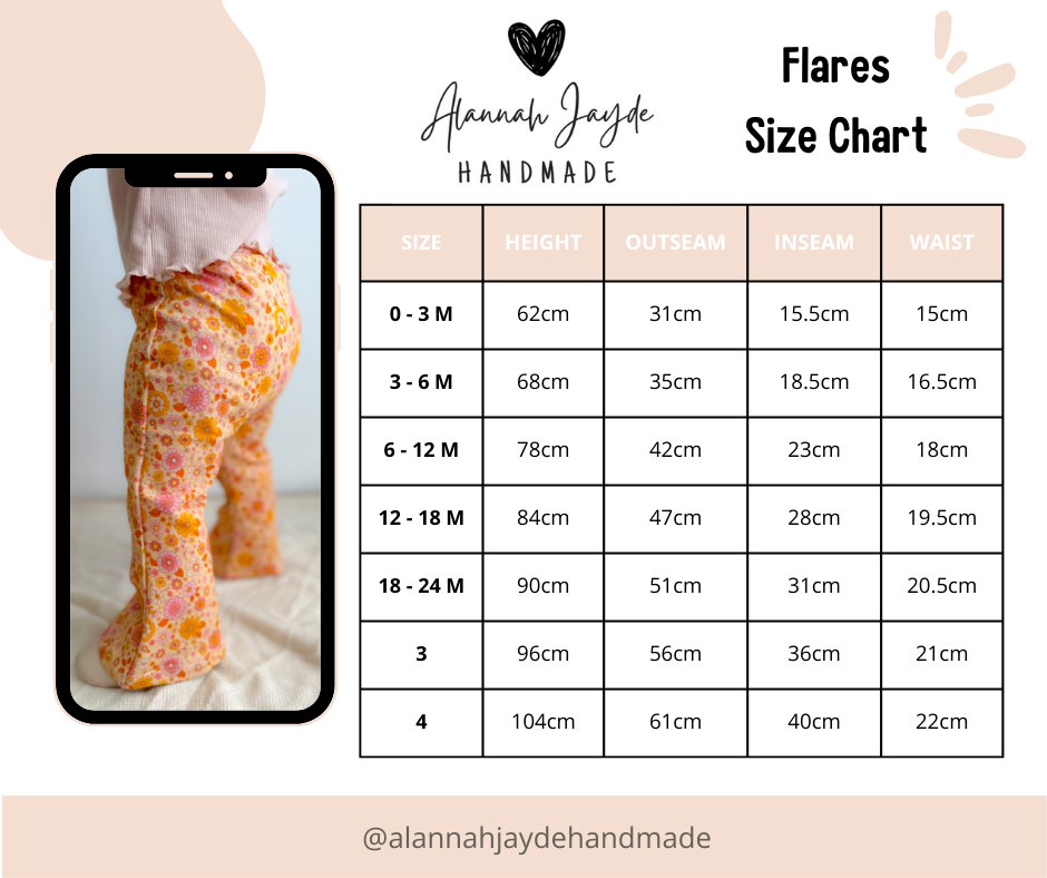 Flares - Blue Floral