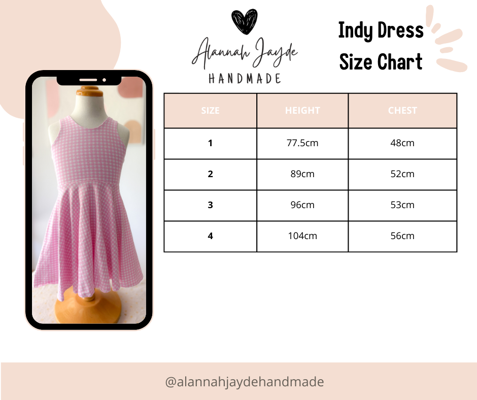 Indy Dress - Birdie - Size 2