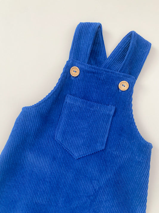 Cord Overalls - Cobalt Blue