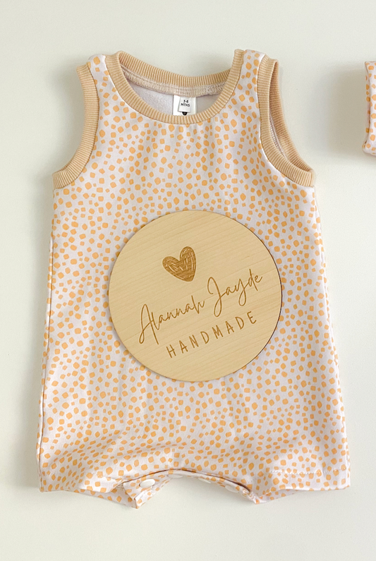 Tank Romper - Honey Dots - 18-24m