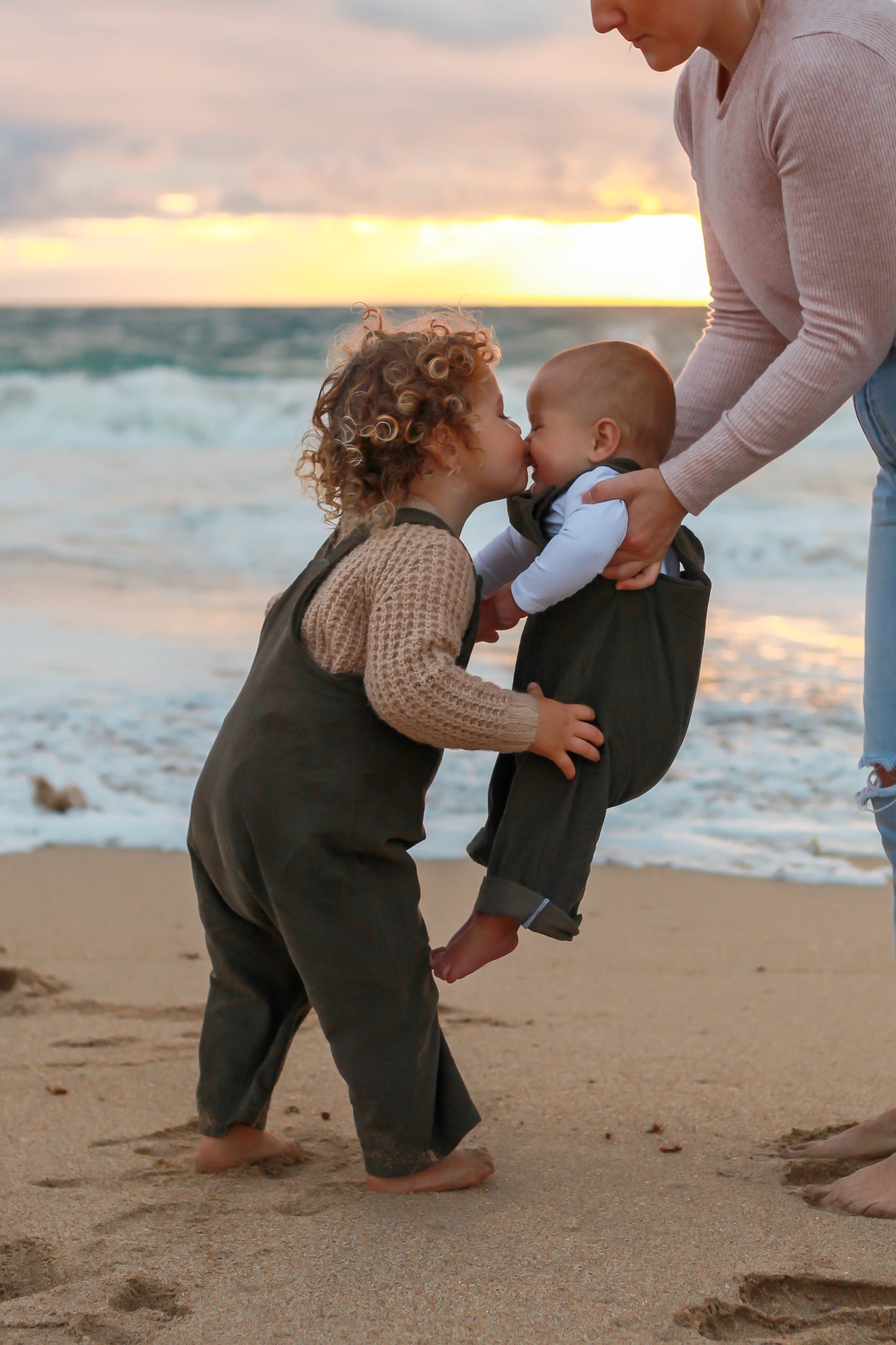 Cord Overalls - Olive