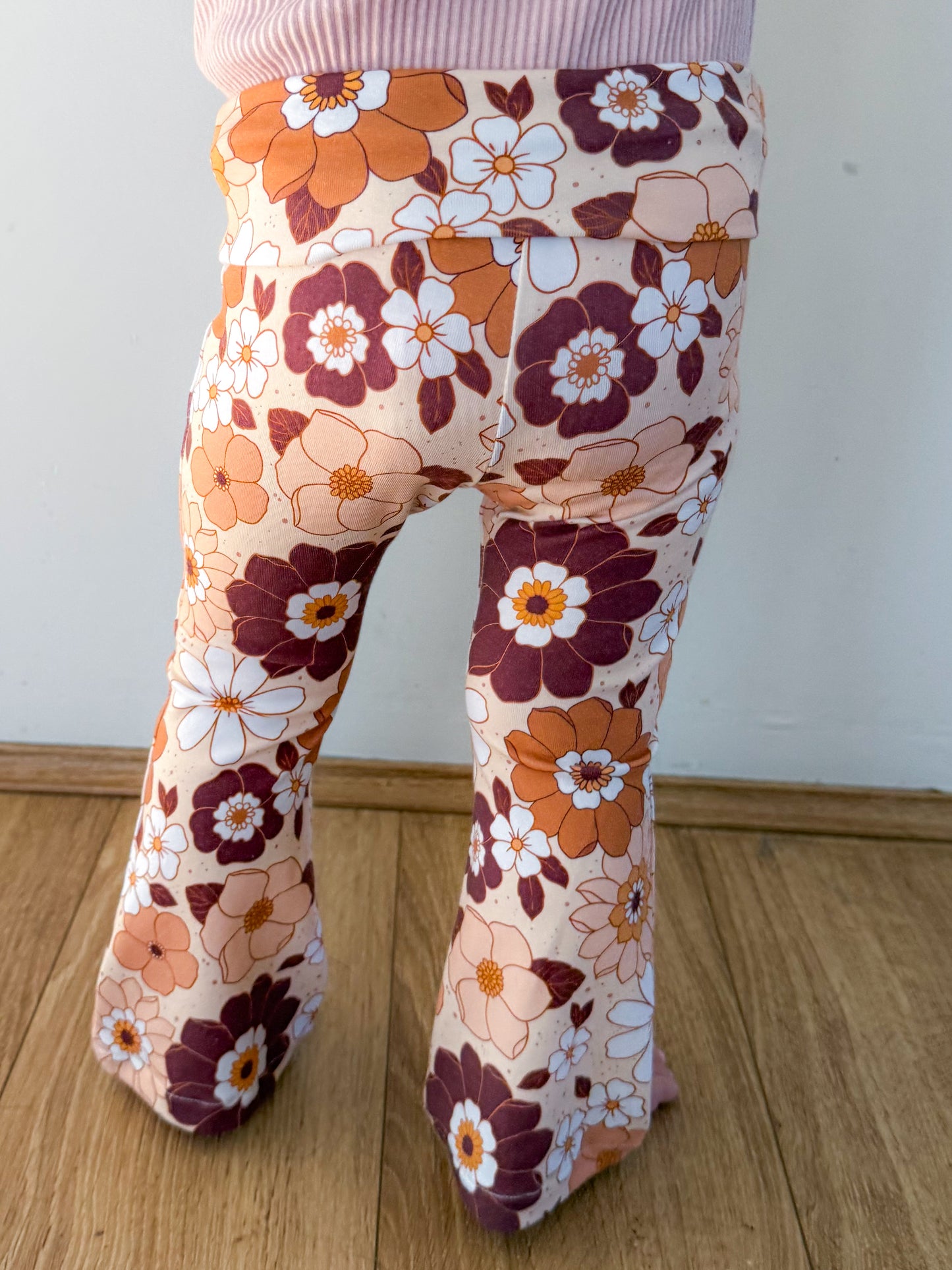 Flares - Brown Floral