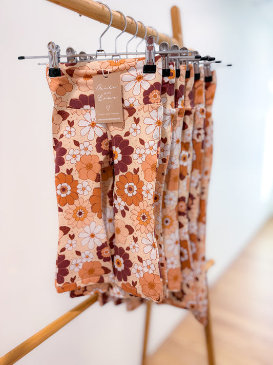 Flares - Brown Floral
