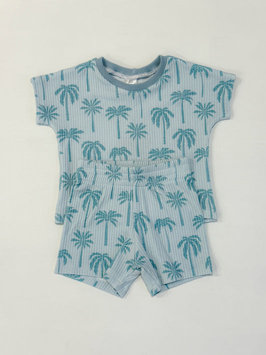 Blue Palms Set