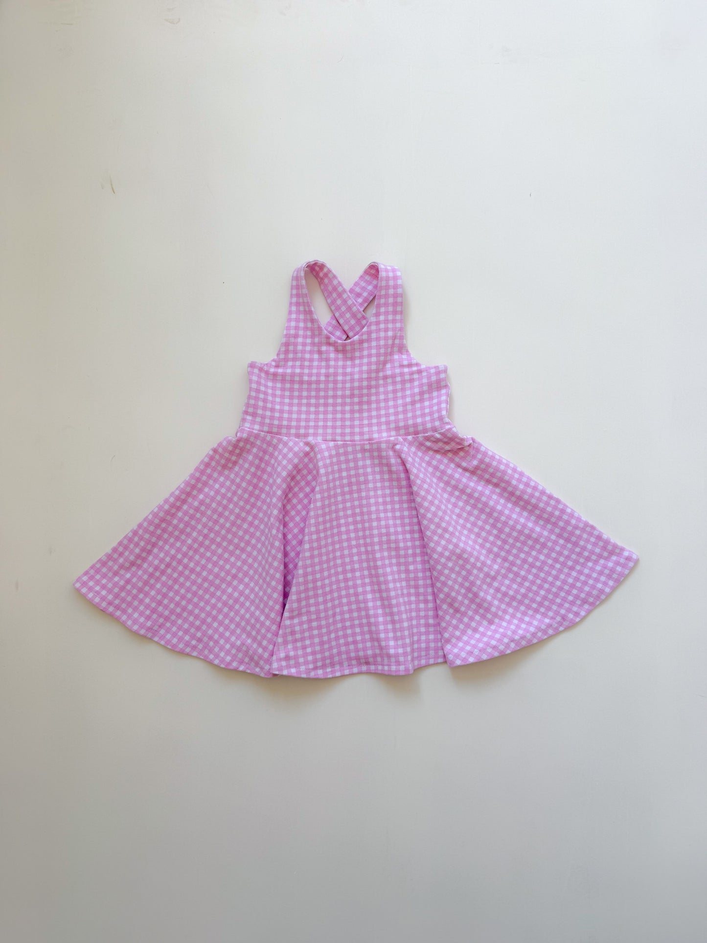 Indy Dress - Pink Gingham
