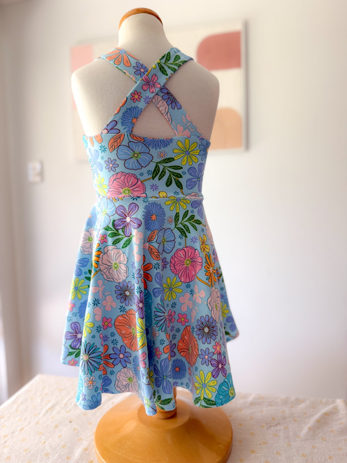 Indy Dress - Tropical Blue