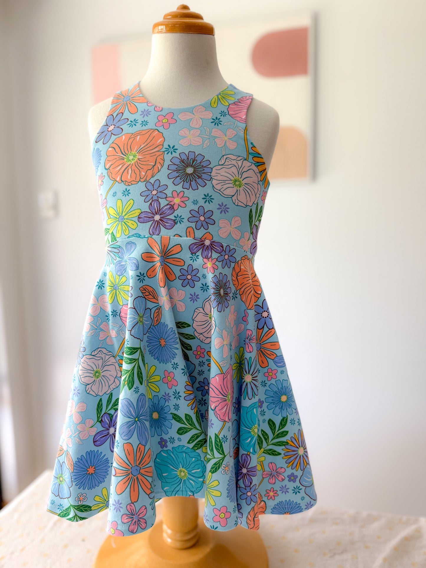 Indy Dress - Tropical Blue