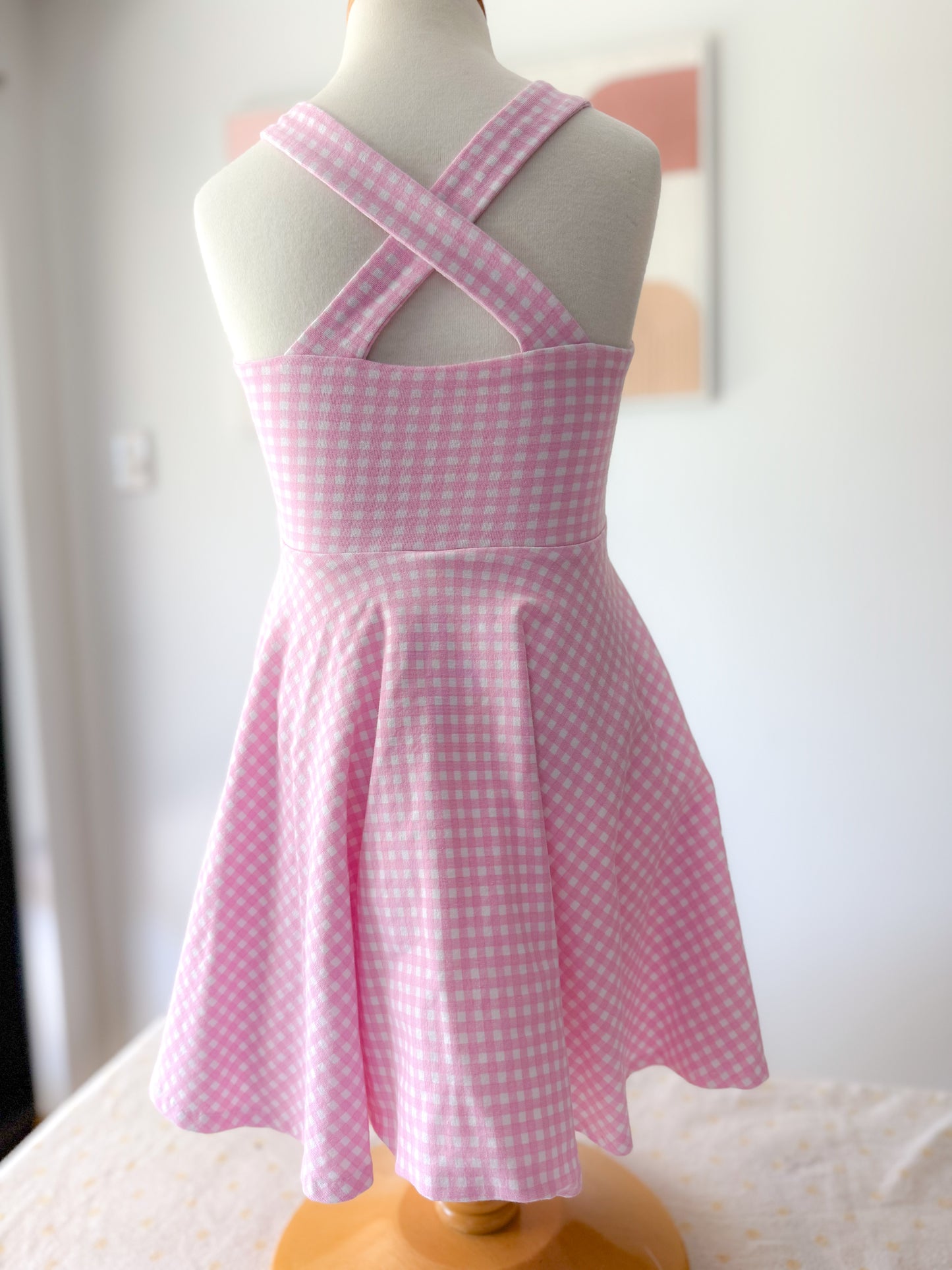 Indy Dress - Pink Gingham
