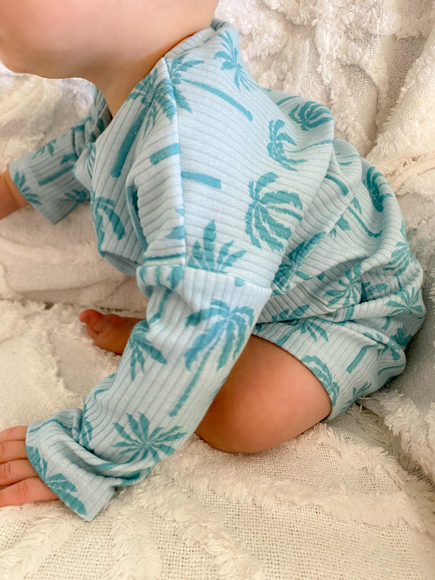 Blue Palms Set - 3-6m
