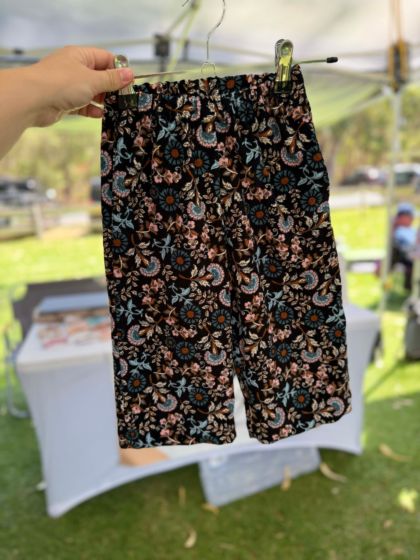 Corduroy Pants - Paisley - Size 2